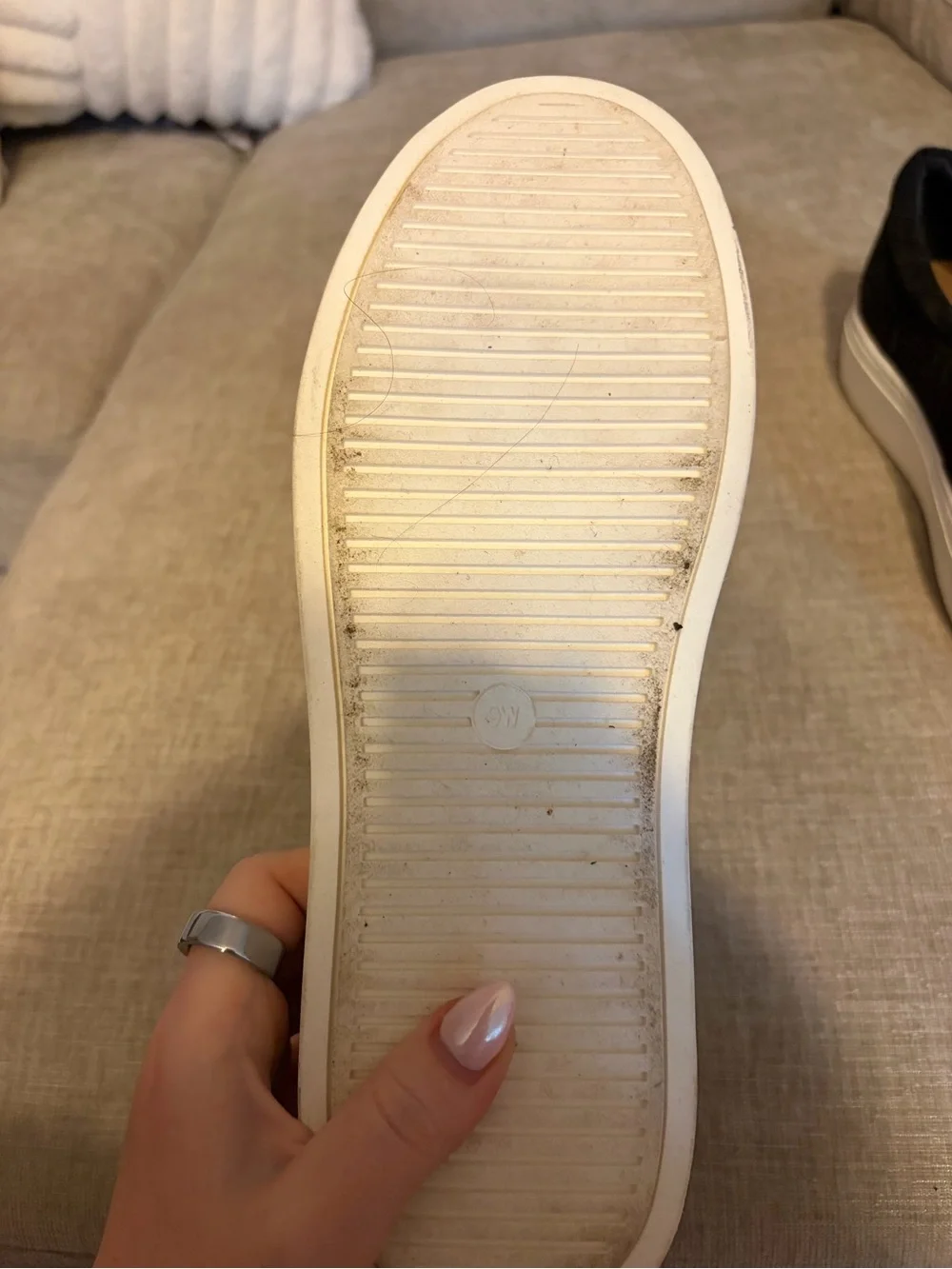 Lane Bryant Black Slip-On Platform Sneakers